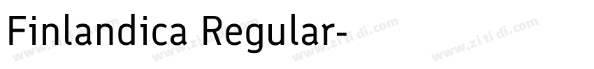 Finlandica Regular字体转换